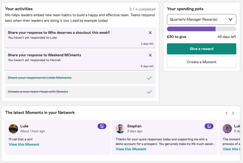 How Mo Uses Mo - Mo's Manager Dashboard